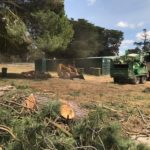 Wood chipping for Inverleigh Pony Club